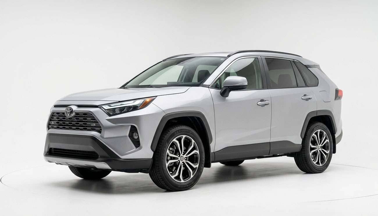 Silver compact crossover SUV on 18-inch alloy wheels wearing 225/60R18 tires