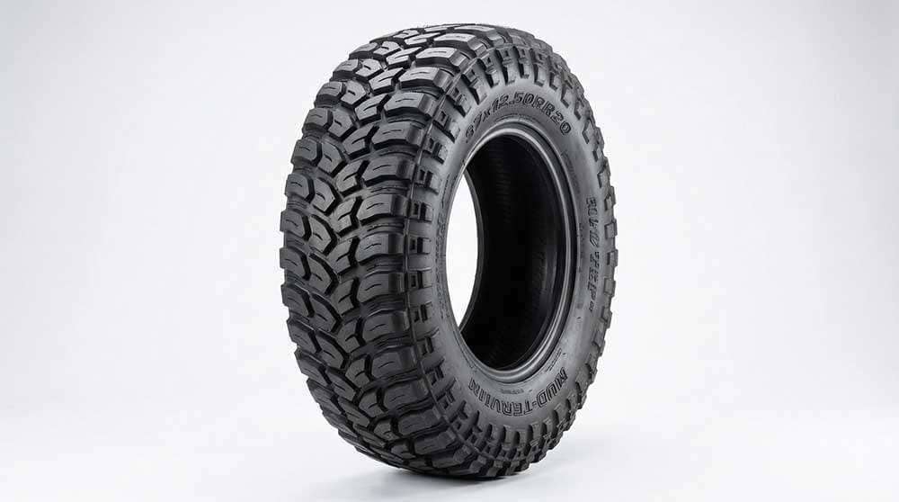 37 inch rock crawler tire showing reinforced sidewall construction for extreme terrain