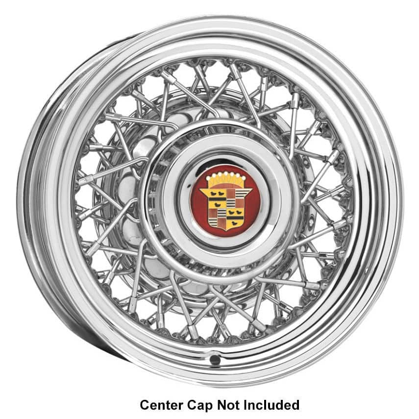 Wheel Vintiques 74 Series Cadillac Style chrome wire wheel