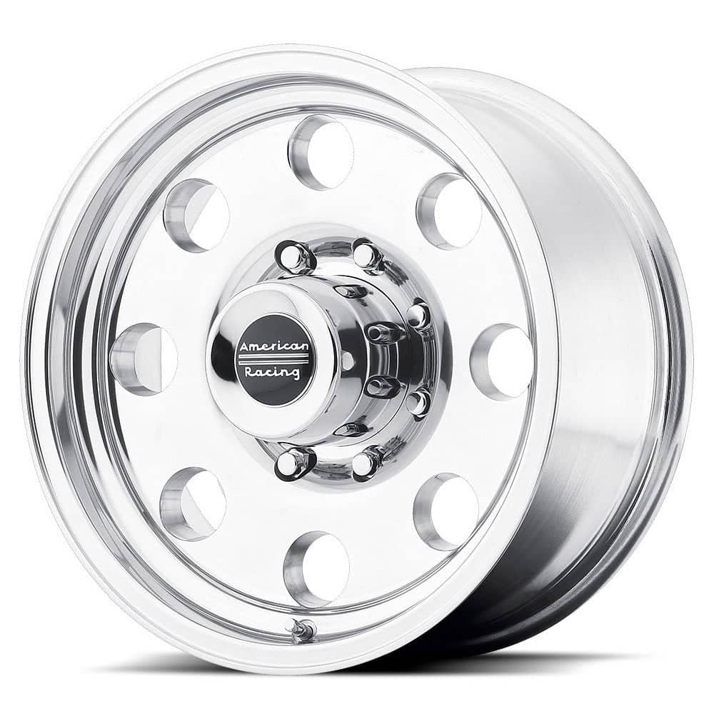 American Racing AR172 Baja polished wheel for early Bronco