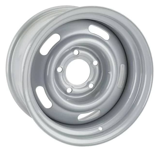 Boyd Coddington 55 Steel Rally wheel in silver