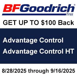 BFGoodrich Tires Rebate