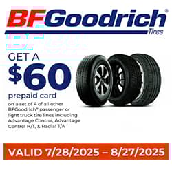 BFGoodrich Tires Rebate