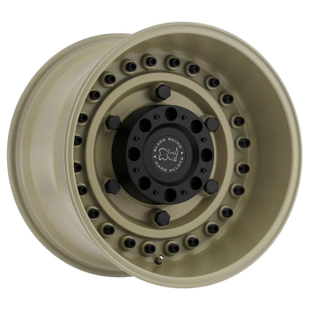 Black Rhino Armory desert sand off-road wheel