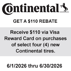 Continental Tires Rebate