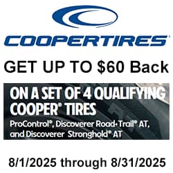 Cooper Tires Rebate