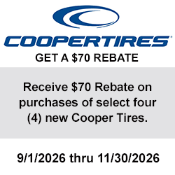 Cooper Tires Rebate