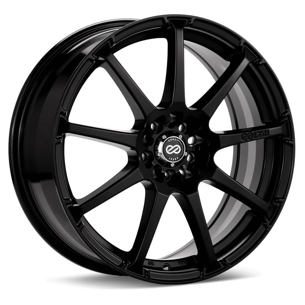 Enkei EDR9 matte black dual 5x100 and 5x114.3 wheel