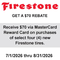 Firestone Tires Rebate