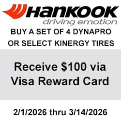 Hankook Tires Rebate
