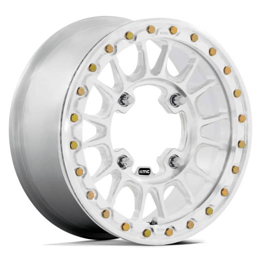 KMC KM446 Mesa forged monoblock truck wheel in raw finish