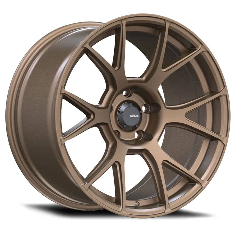 Konig Ampliform bronze flow formed wheel with multi spoke design