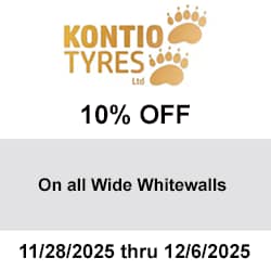 Kontio Tires Rebate
