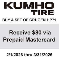 Kumho Tires Rebate