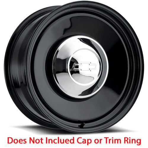 U.S. Wheel Rat Rod 65 gloss black two-piece steel wheel