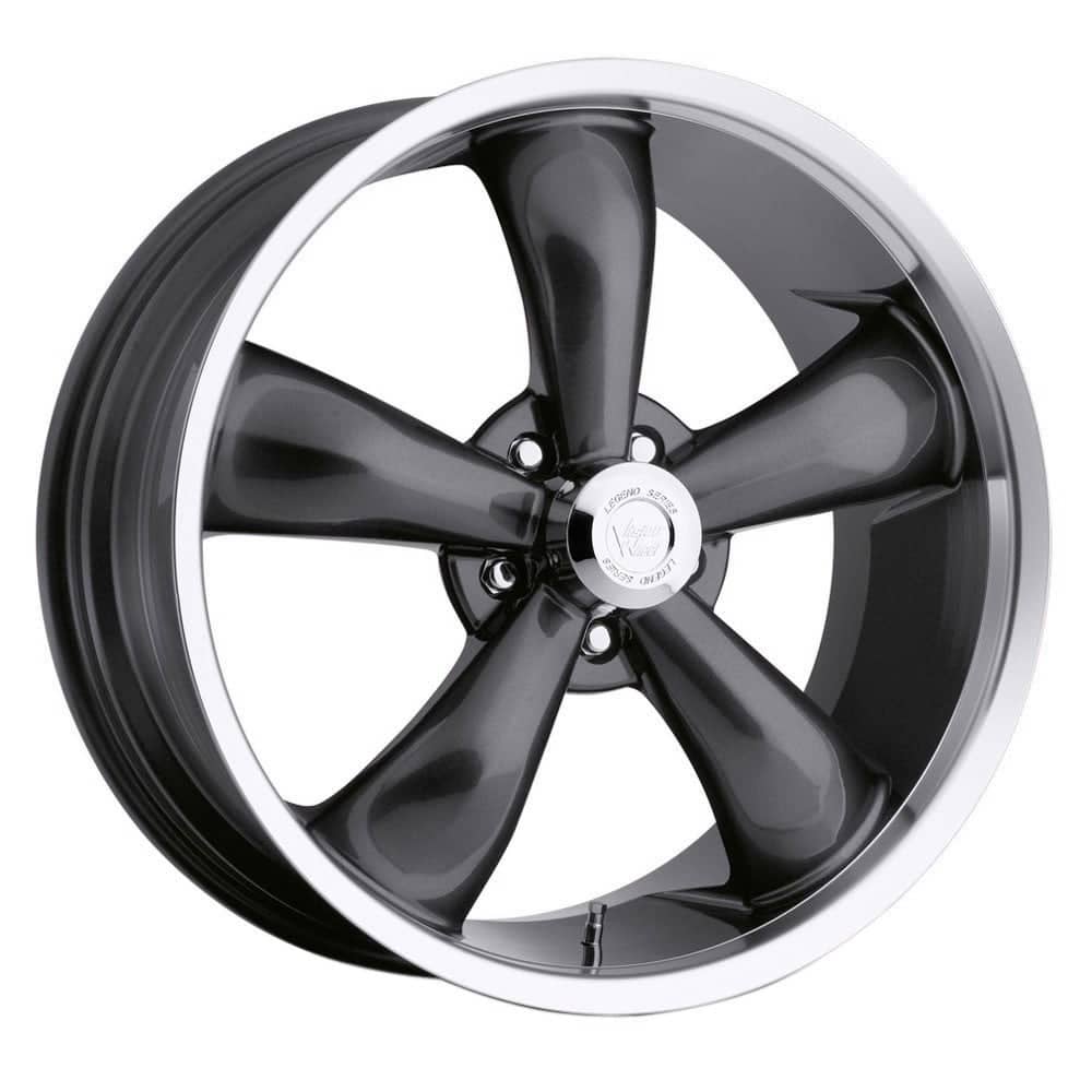 Vision 142 Legend 5 wheel in gunmetal with machined lip finish