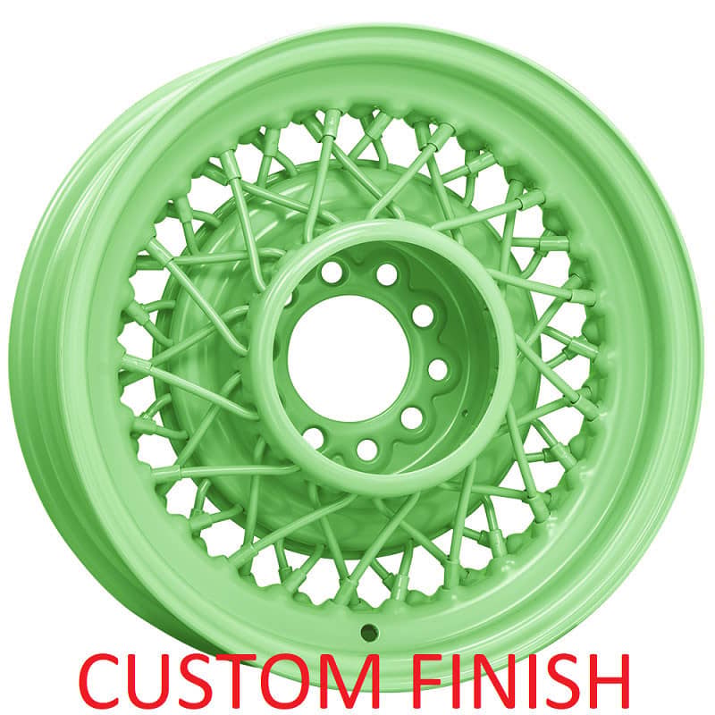 Wheel Vintiques 71 Rod Wire powder-coated wheel