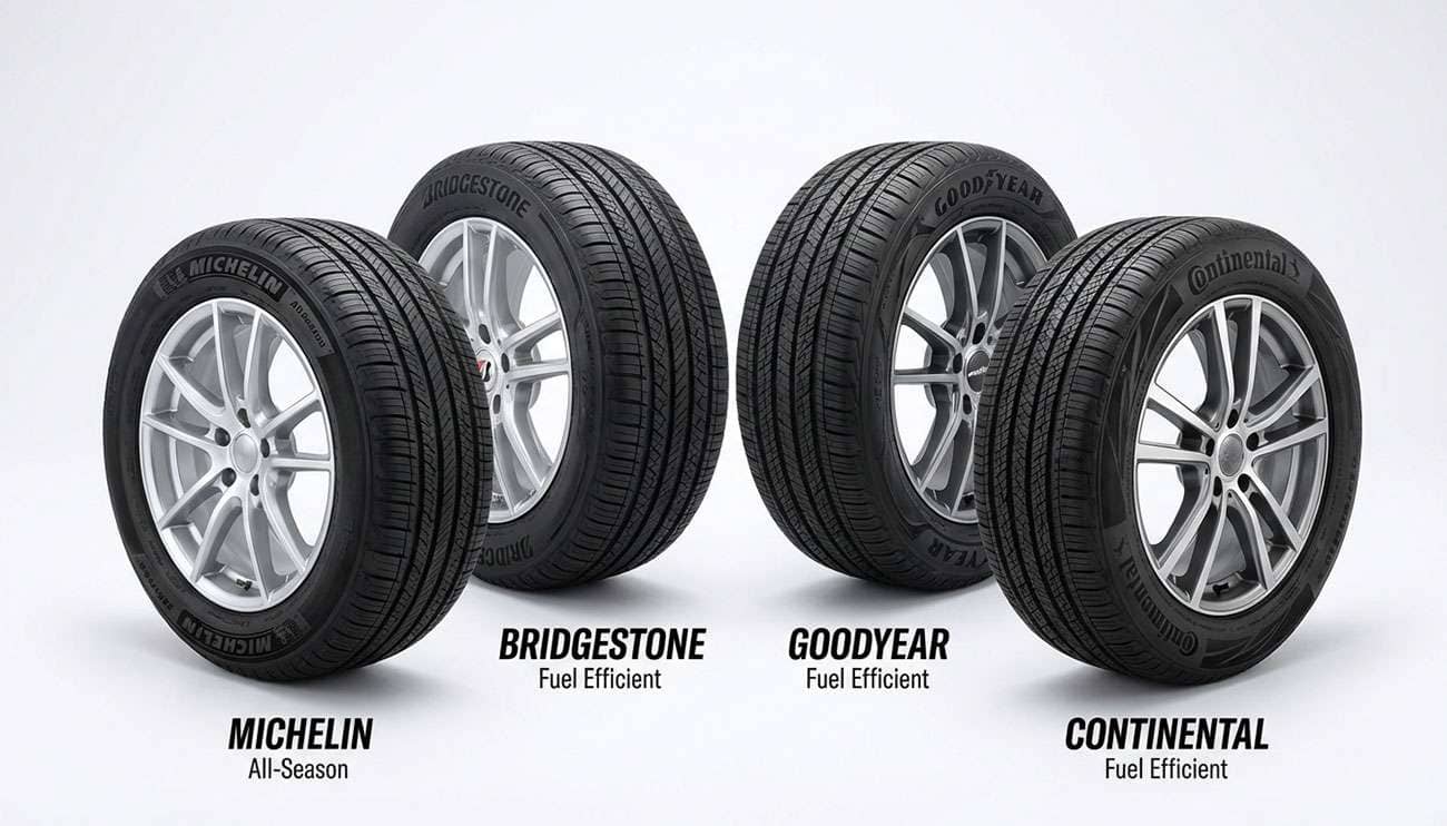 Best 235 60R18 tires comparison featuring Michelin, Continental, Bridgestone and other top brands for SUVs and crossovers