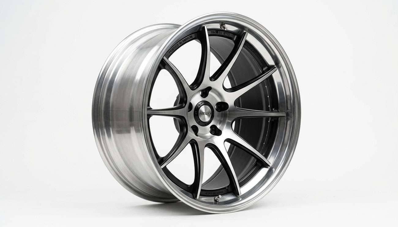 Deep concave aftermarket wheel showing inward-curving spokes and recessed face