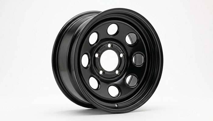 Cragar Soft 8 steel wheel in gloss black finish