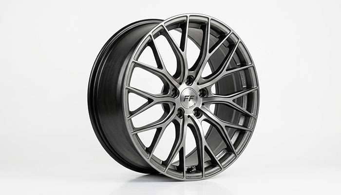 Lightweight flow-formed aluminum performance wheel on a white studio backdrop