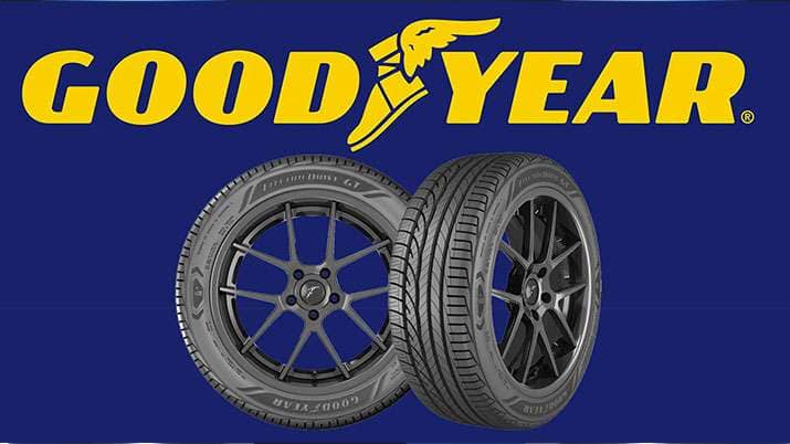 Goodyear tire display