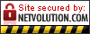 Security lock icon and secure website connection on a screen