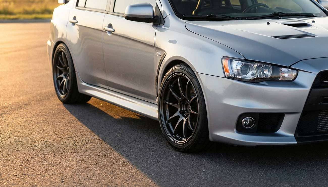 Mitsubishi Lancer EVO Wheels | Custom Rim and Tire Packages