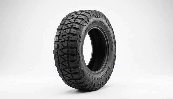 Nitto Mud Grappler Extreme Mud Terrain light truck tire, size 35x12.50R17, designed for off-road use
