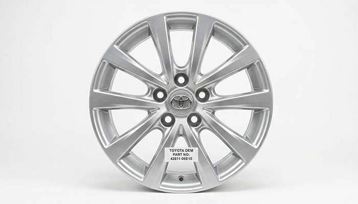 Disk wheel part number 42611-06E10 from Autoparts.toyota.com for Toyota vehicles