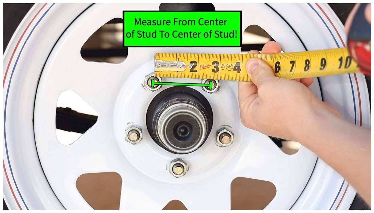 How to measure a 5 lug trailer wheel bolt pattern
