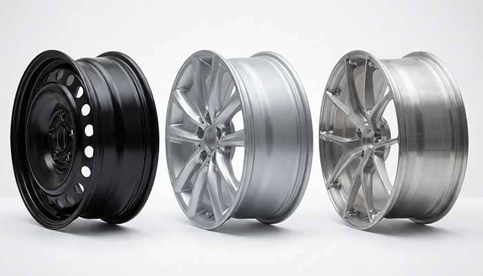 Text image asking about the difference in wheel types or specifications in a follow-up question