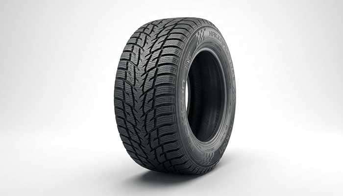Winter tire with deep siping and aggressive tread pattern for snow traction