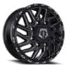TIS Offroad 544BM Dually 17x6.5 8x210 -140 ET 154.3 CB Gloss Black (544BM-76599ROS)-1