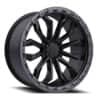 TIS Offroad 556BA 17x9 6x139.7 0 ET 106.2 CB Satin Black (556BA-7908300)-1