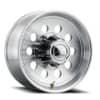 Allied Wheel 882MC Aluminum Mod Trailer 17.5x6.75 8x165.1 0 ET 124.46 CB Silver (882MC-76780HD)-1