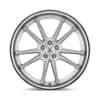 Asanti ABL-23 Sigma Brushed Silver with Chrome Lip-2