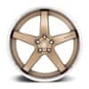 Asanti ABL-31 Regal Satin Bronze W/ Chrome Lip-2