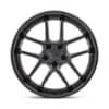 American Racing AR942 Matte Black with Gloss Black Lip-3
