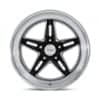 American Racing VN514 Groove Gloss Black Milled w/Diamond Cut Lip-3