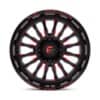 Fuel UTV D822 Arc Gloss Black Milled w/Red Tint-3