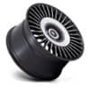 Asanti ABL-40 Tiara Satin Black Bright Machined Face-2
