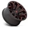 Fuel Assault D787 Matte Black Red Milled-2