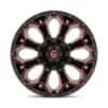Fuel Assault D787 Matte Black Red Milled-3