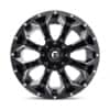 Fuel Assault D576 Gloss Black & Milled-3