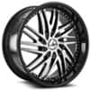 Azara AZA 509 22x9.5 5x115/5x127 15 ET 78.1 CB Gloss Black Machined (AZA50922955115127+15BM)-1