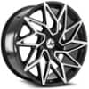 Azara AZA 511 22x9.5 5x135 25 ET 78.1 CB Gloss Black Machined (AZA51122955135+25BM)-1