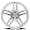American Racing AR907 Bright Silver / Machined Face-2