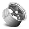 American Racing VN215 Classic Torq Thrust II 1PC Mag Gray with Machined Lip-2