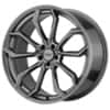 American Racing AR932 Splitter 22x10.5 5x115 25 ET 72.56 CB Graphite (AR93222515925)-1